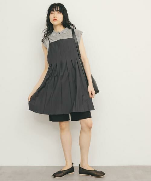 KBF / ケービーエフ ワンピース | タックプリーツミニワンピース | 詳細18