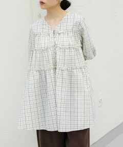 KBF / ケービーエフ ワンピース | サッカーチェックミニワンピース