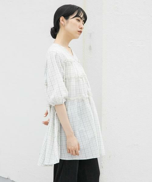 KBF / ケービーエフ ワンピース | サッカーチェックミニワンピース | 詳細1