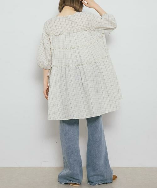 KBF / ケービーエフ ワンピース | サッカーチェックミニワンピース | 詳細5