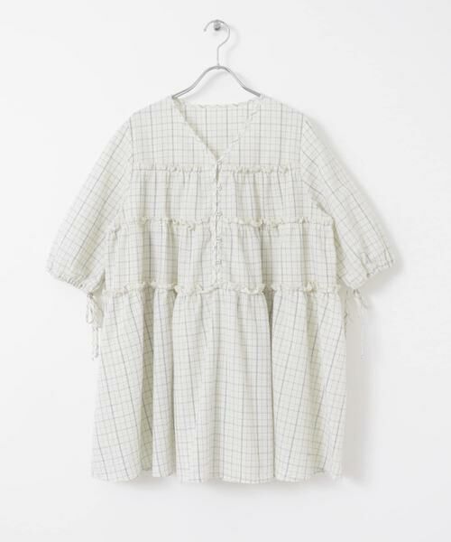 KBF / ケービーエフ ワンピース | サッカーチェックミニワンピース | 詳細7