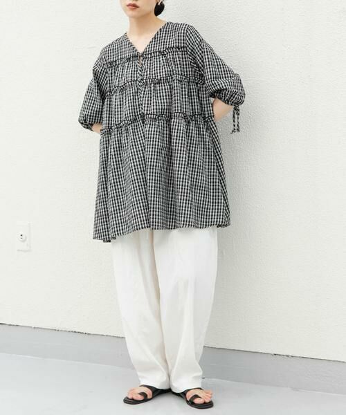 KBF / ケービーエフ ワンピース | サッカーチェックミニワンピース | 詳細12