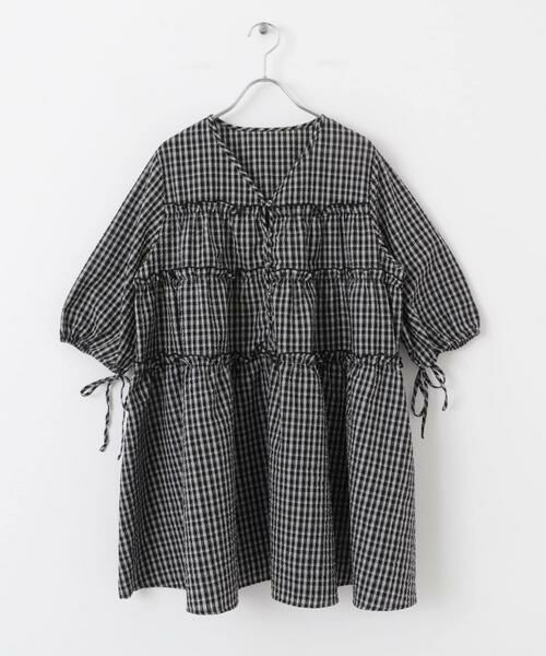 KBF / ケービーエフ ワンピース | サッカーチェックミニワンピース | 詳細16
