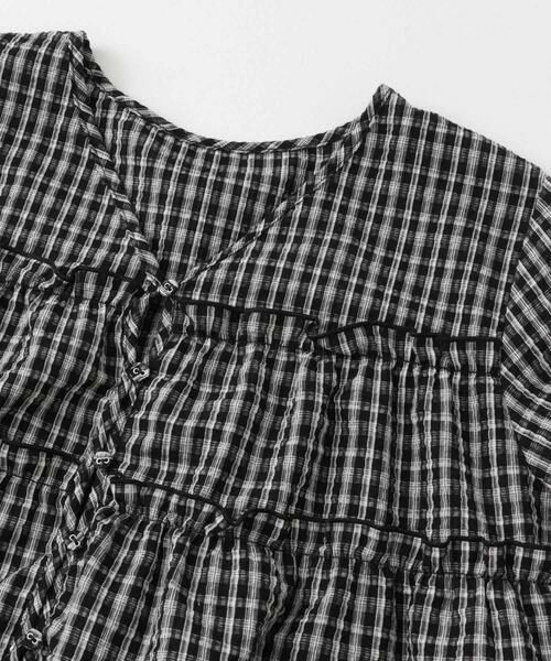 KBF / ケービーエフ ワンピース | サッカーチェックミニワンピース | 詳細17