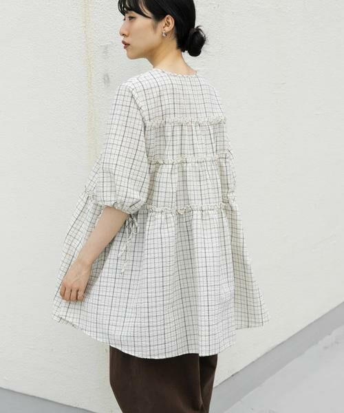 KBF / ケービーエフ ワンピース | サッカーチェックミニワンピース | 詳細20