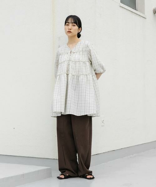 KBF / ケービーエフ ワンピース | サッカーチェックミニワンピース | 詳細21