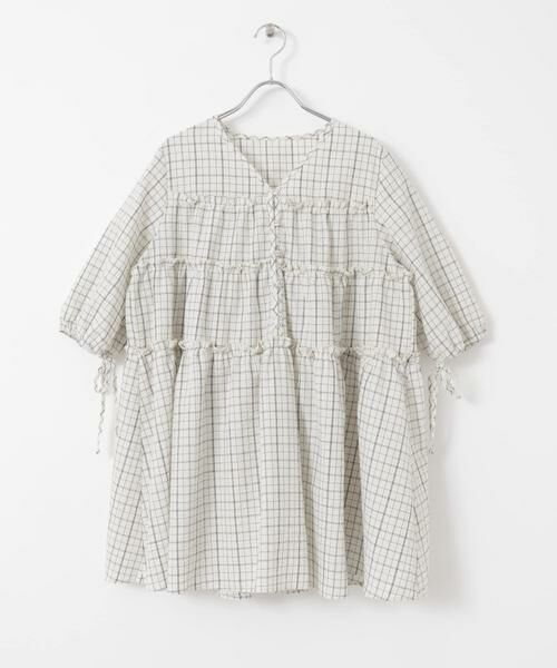 KBF / ケービーエフ ワンピース | サッカーチェックミニワンピース | 詳細24