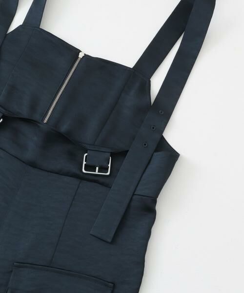 KBF / ケービーエフ サロペット・オールインワン | フロントZIPサテンサロペット | 詳細12