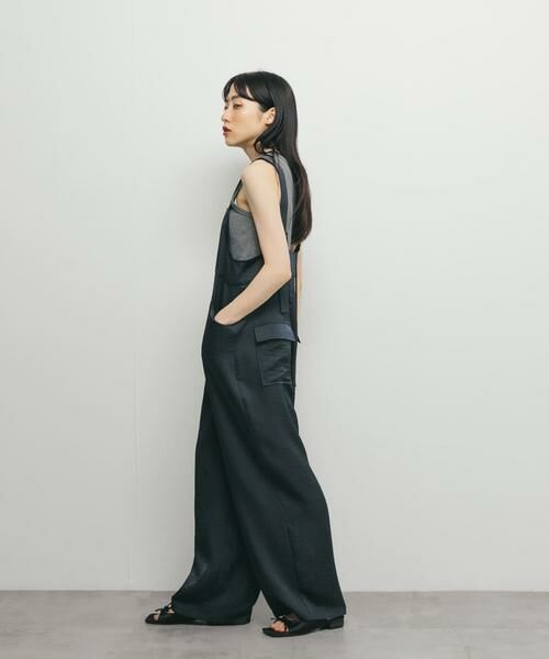 KBF / ケービーエフ サロペット・オールインワン | フロントZIPサテンサロペット | 詳細6