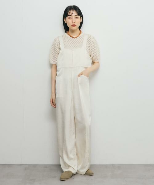 KBF / ケービーエフ サロペット・オールインワン | フロントZIPサテンサロペット | 詳細17