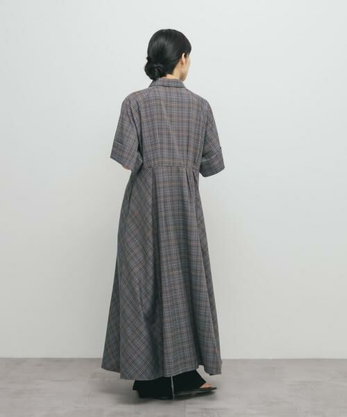 KBF / ケービーエフ ワンピース | チェックWIDEフレアワンピース | 詳細5