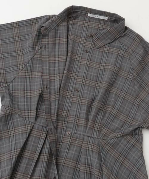 KBF / ケービーエフ ワンピース | チェックWIDEフレアワンピース | 詳細8