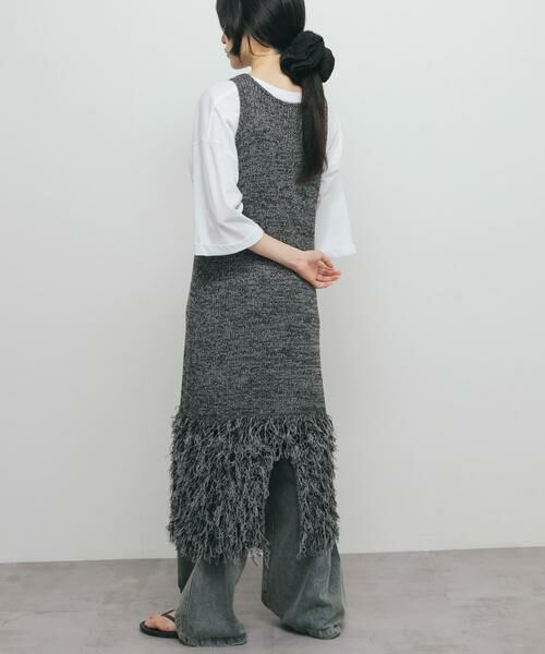 KBF / ケービーエフ ワンピース | ループフリンジニットワンピース | 詳細3