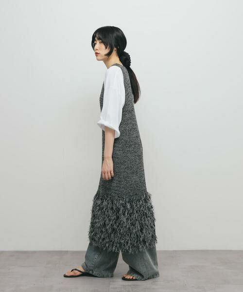 KBF / ケービーエフ ワンピース | ループフリンジニットワンピース | 詳細5