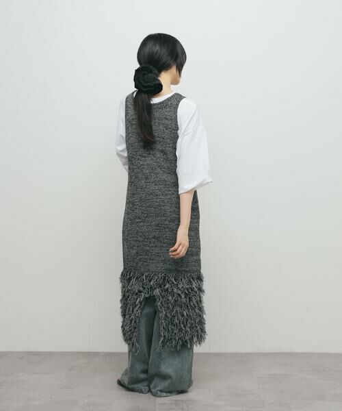 KBF / ケービーエフ ワンピース | ループフリンジニットワンピース | 詳細6