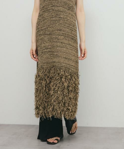 KBF / ケービーエフ ワンピース | ループフリンジニットワンピース | 詳細14