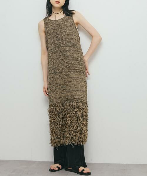KBF / ケービーエフ ワンピース | ループフリンジニットワンピース | 詳細15