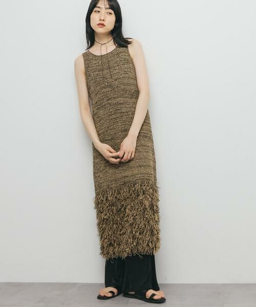 KBF / ケービーエフ ワンピース | ループフリンジニットワンピース | 詳細16
