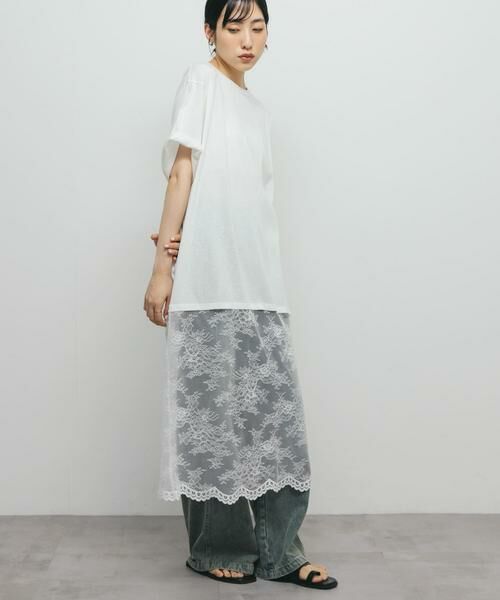 KBF / ケービーエフ ワンピース | レースヘムカットワンピース | 詳細2