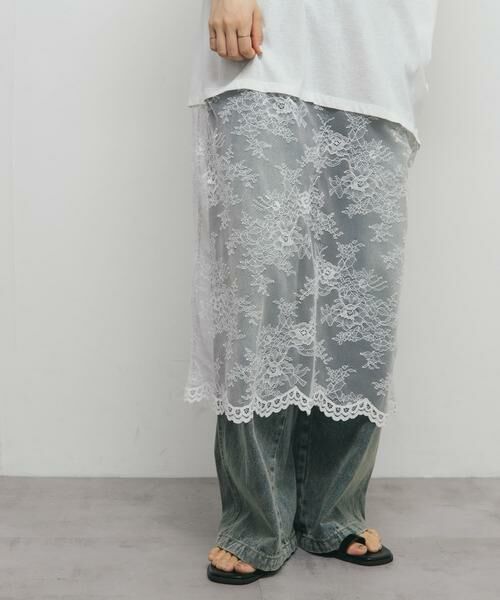 KBF / ケービーエフ ワンピース | レースヘムカットワンピース | 詳細3