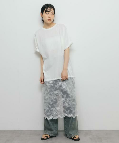 KBF / ケービーエフ ワンピース | レースヘムカットワンピース | 詳細5