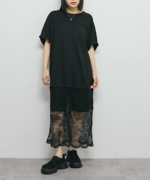 KBF / ケービーエフ ワンピース | レースヘムカットワンピース | 詳細9