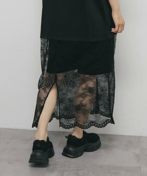 KBF / ケービーエフ ワンピース | レースヘムカットワンピース | 詳細10