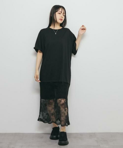 KBF / ケービーエフ ワンピース | レースヘムカットワンピース | 詳細11