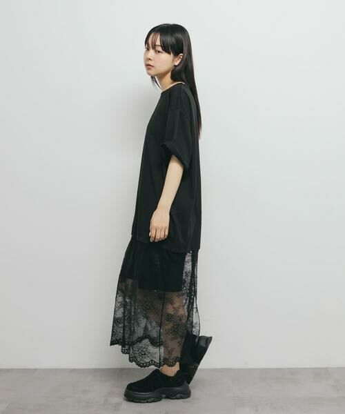 KBF / ケービーエフ ワンピース | レースヘムカットワンピース | 詳細12