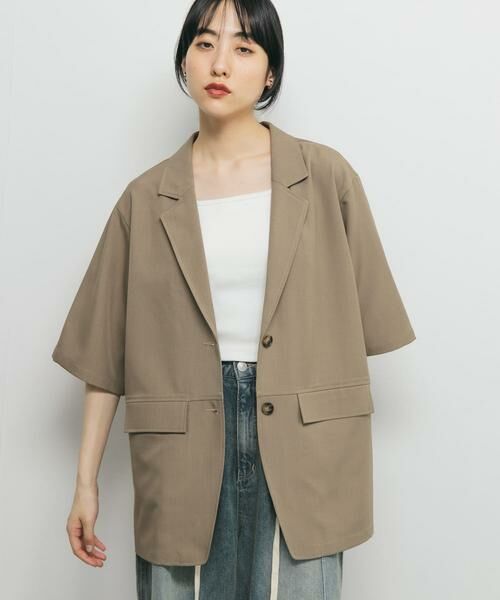 KBF / ケービーエフ その他アウター | ハーフスリーブルーズジャケット | 詳細1