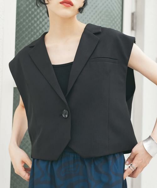 KBF / ケービーエフ その他アウター | ルーズテーラードベスト | 詳細2