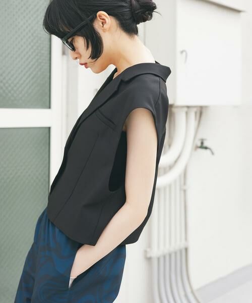KBF / ケービーエフ その他アウター | ルーズテーラードベスト | 詳細3