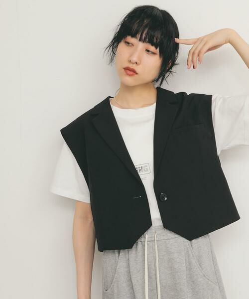 KBF / ケービーエフ その他アウター | ルーズテーラードベスト | 詳細6