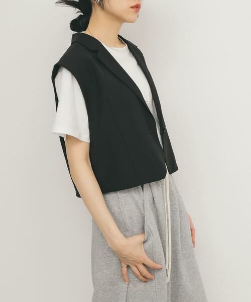 KBF / ケービーエフ その他アウター | ルーズテーラードベスト | 詳細7