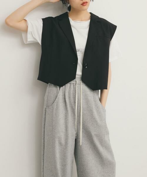 KBF / ケービーエフ その他アウター | ルーズテーラードベスト | 詳細9