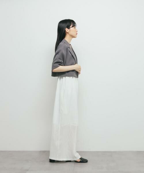 KBF / ケービーエフ その他アウター | ストライプショートジャケット | 詳細16