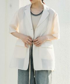 KBF / ケービーエフ その他アウター | ハーフスリーブシアージャケット