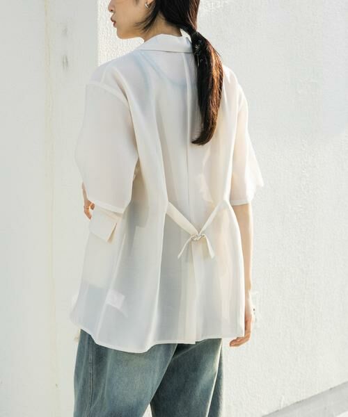 KBF / ケービーエフ その他アウター | ハーフスリーブシアージャケット | 詳細3