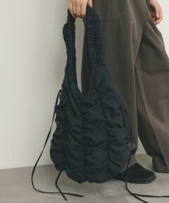 KBF / ケービーエフ ショルダーバッグ | チェックリボンギャザーBAG