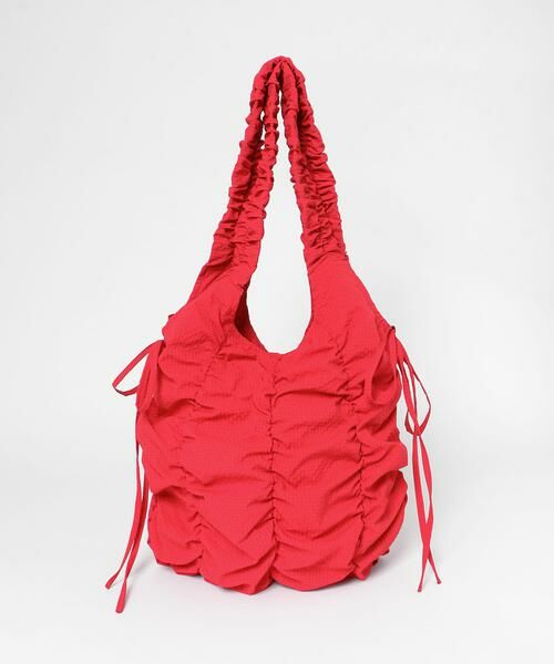 KBF / ケービーエフ ショルダーバッグ | チェックリボンギャザーBAG | 詳細6