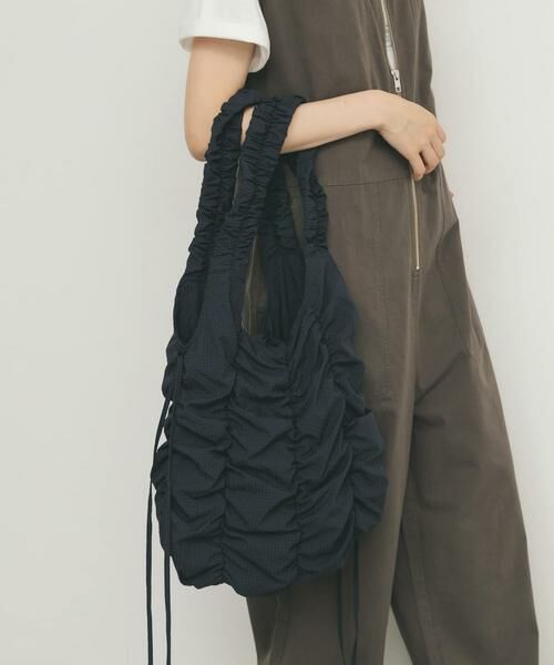 KBF / ケービーエフ ショルダーバッグ | チェックリボンギャザーBAG | 詳細8