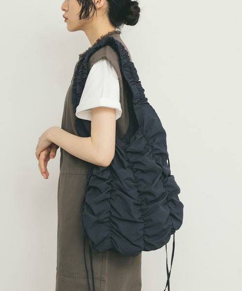 KBF / ケービーエフ ショルダーバッグ | チェックリボンギャザーBAG | 詳細11