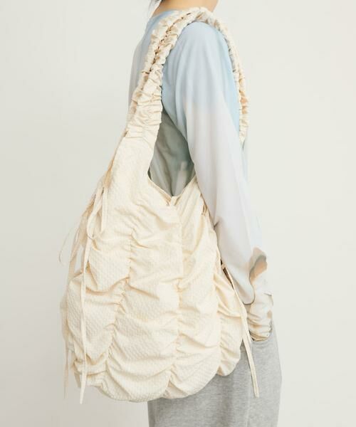 KBF / ケービーエフ ショルダーバッグ | チェックリボンギャザーBAG | 詳細19