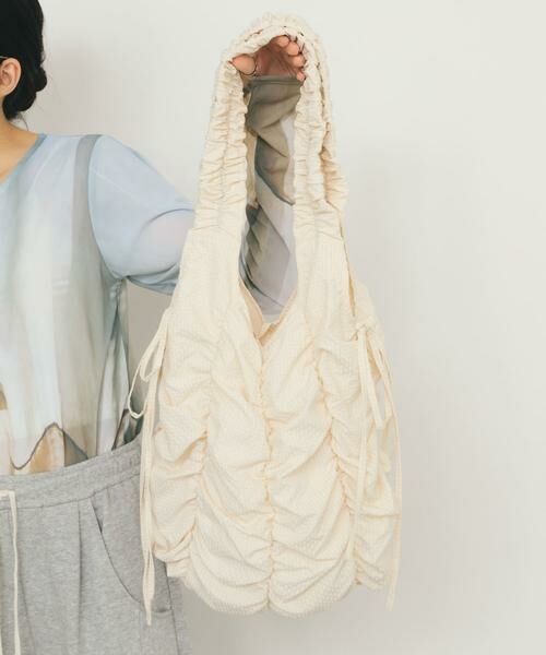 KBF / ケービーエフ ショルダーバッグ | チェックリボンギャザーBAG | 詳細20