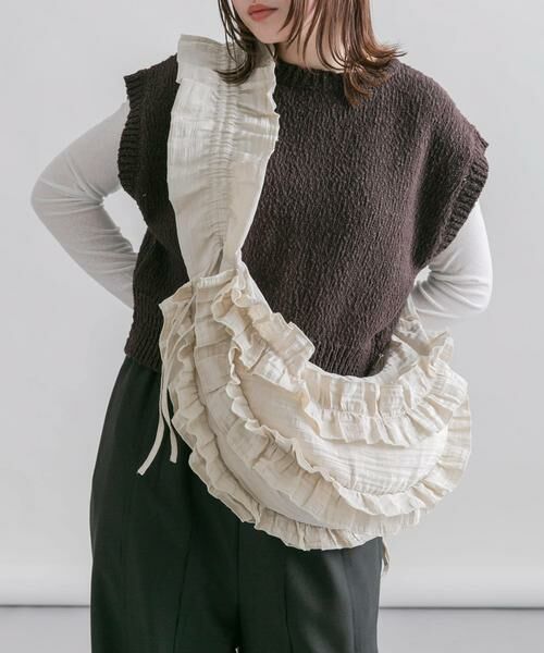 KBF / ケービーエフ ショルダーバッグ | フリルギャザーBAG | 詳細10