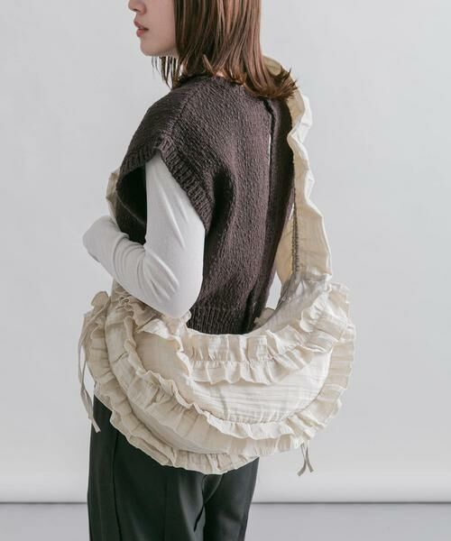 KBF / ケービーエフ ショルダーバッグ | フリルギャザーBAG | 詳細11