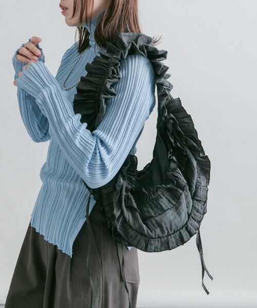 KBF / ケービーエフ ショルダーバッグ | フリルギャザーBAG | 詳細17