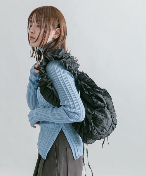 KBF / ケービーエフ ショルダーバッグ | フリルギャザーBAG | 詳細18