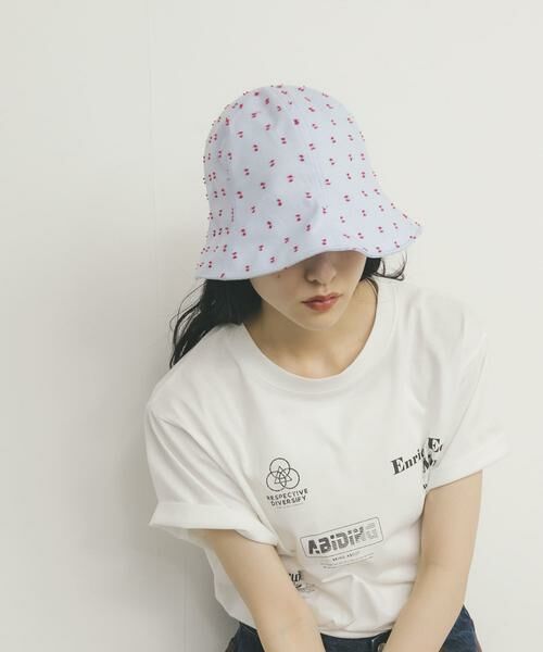 KBF / ケービーエフ ハット | 刺繍チェックチューリップHAT | 詳細1