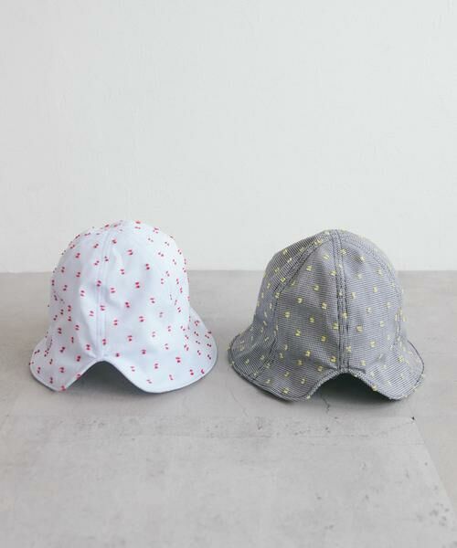 KBF / ケービーエフ ハット | 刺繍チェックチューリップHAT | 詳細11
